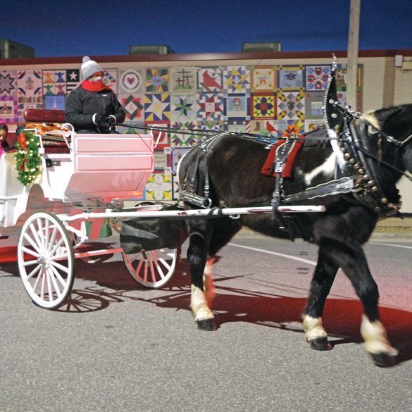 Free carriage rides are part of the fun at Taylorsville's Hometown Christmas, which wraps up on Thursday, Dec. 18.