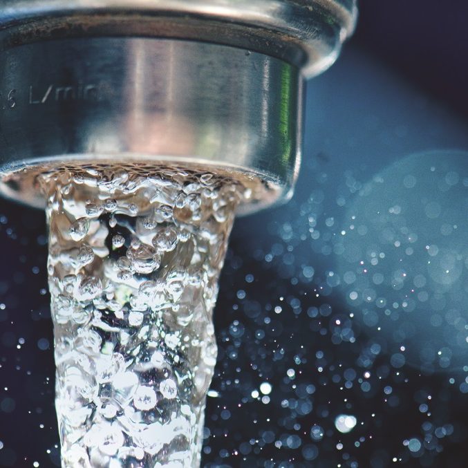 running faucet